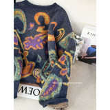 Shopmocho New Sweater Cardigan for Women Winter Thickened Metal le Retro Fashionable Embroidery Soft Glutinous Lazy Knitted Jacket