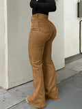 SHOPMOCHO Women Jeans Boot Cut Y2k Jeans Wide Leg Denim Pants Distressed Washed Full Ankle Length Pockets Zipper Fly High Waist Club 2026
