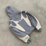 Shopmocho American  Retro Letter Printed Devil Pattern Hoodie Y2k Harajuku Casual Couple Zipper Hoodies Sweatshirt Fashion Street Clothing