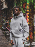 SHOPMOCHO  Trendy High Street Retro Casual Streetwear Men's Sports Suit Y2K Harajuku Embroidered Hoodie men Hip-hop Loose Sweatpants