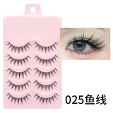 Shopmocho New Manga Lashes Soft Natural Eyelashes Thick False Eyelashes Manga Eyelashes Daily Dating Makeup Eyelashes Lashes Wispy