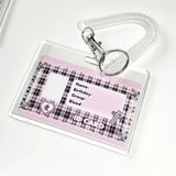 Shopmocho Ins Photocard Holder Idol Photo Protector Photo Binder Idol Photo Sleeves Holder Pearl Keychain Student Stationery Supplies