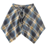 Shopmocho Fashion Tassel Hip Hop Irregular Men and Women Fake Shirt Hem Spring Autumn False Shirt Skirt Half-body Plaid Skirts Womens Saia