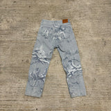 SHOPMOCHO Y2k Angel Baggy Jeans Retro High Street Cupids Arrow Men Women Pants American Hip Hop Streetwear Unisex Casual Straight Jeans