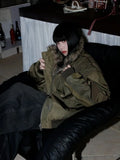 Shopmocho Winter New Elegant Fur Colloar Loose Coat Women Y2k Warm Hoodies Thicken Fashion Parkas Casual Outerwear Cotton Padded Jackets