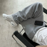 SHOPMOCHO Autumn Drawstring Zipper Sweatpants Solid Color Casual High Street Hip-Hop Rap Street Y2K Style High Waist Trousers