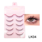 Shopmocho New Manga Lashes Soft Natural Eyelashes Thick False Eyelashes Manga Eyelashes Daily Dating Makeup Eyelashes Lashes Wispy