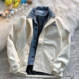 Shopmocho 2025 American Embroidered PU Leather Bread Clothes Y2K Street Fashion Casual Couple Cotton Coat Warm Coat For Men And Women Top