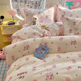 SHOPMOCHO 2025 New Lace Single Item Quilt Cover Skin-friendly Cotton Korean Version French Shell Quilt Cover Two People Use Bedding