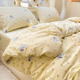SHOPMOCHO Floral Style Duvet Cover Breathable Quilts Cover Single/Double/Queen Size Comforter Cover Home Bedding (Pillowcase Need Order)