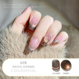 Shopmocho Blue Crystal Magnet Cat's Eye Gel Reflective Laser Reflective Semi Permanent UV LED Gel Polish 8ml Nail Art Varnishes