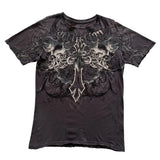 SHOPMOCHOAmerican New Retro Trend Printed Long Sleeve 90s Street Hip-Hop Harajuku T-shirt Men Fashion Gothic Casual Pure Cotton Loose Top