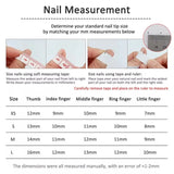 Shopmocho 10pcs French Almond Press on Nails Flower False Nails Wearable Stick-on Nails Fake Nail Uñas Postizas Mujer Накладные Ногти 네일팁