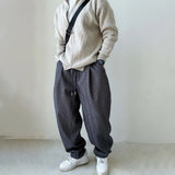 Shopmocho Mens Pants Casual Acrylic Pants Autumn Streetwear Fashion Personality Versatile Trend Comfort Wide-Leg Pants Men'S Clothing