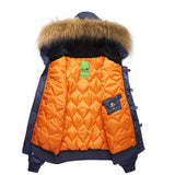 SHOPMOCHO Winter Cotton Thick Pilot Jackets for Men Casual Hooded Loose Coats Baseball Jacket Men's Jackets