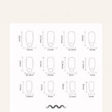 Shopmocho 24PCS/1BOX  Dark Wind Gradient Long White Bow Nail Patch Fake Nails