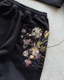 SHOPMOCHO Garden of Eden V2 Hoodie and Sweatpants Two Piece Set Men Women Loose Sweatshirt  Flower Embroidery Tracksuit Jogging Pants Suit