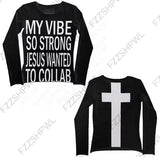 SHOPMOCHO Unique Y2k Long sleeve Top Harajuku Solid color K-Sweet Punk Long sleeve T-shirt Rock Goth Streetwear Crop top Fashion Baby Tee
