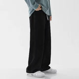 SHOPMOCHO Male Trousers New 2026 Hot Selling Korean Men's Casual Long Denim Classic Men's Straight Leg High Street Denim Wide Leg Pants