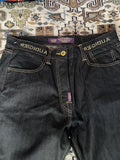 SHOPMOCHO Harajuku Y2k 2000s Women Clothing Vintage Statue of liberty Diamonds Jeans Casual Denim Pants High Waist Straight Wide Leg Jeans