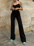 Shopmocho Women's Slim Bell-Bottoms Trousers Trendy Spring Autumn Pants Office Lady Solid Color Flared Trousers