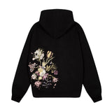 SHOPMOCHO Garden of Eden V2 Hoodie and Sweatpants Two Piece Set Men Women Loose Sweatshirt  Flower Embroidery Tracksuit Jogging Pants Suit
