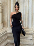 Shopmocho Summer Maxi Dress Women Sexy Split Fashion Sleeveless Backless Slim Dress Female Casual Streetwear Club Elegant Party Dresses