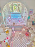 SHOPMOCHO Cute Shaped Flower Bedroom Bedside Mat Home Girly Living Room Coffee Table Rugs Cloakroom Leisure Area Carpets Ковер Tapis 러그