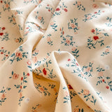 SHOPMOCHO Bonenjoy Elastic Fitted Sheet Floral Style Bedsheet Soft Bed Cover Home Bed Linen Sheets drap de lit (Pillowcase Need Order)