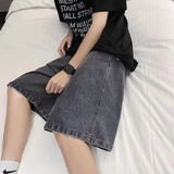Shopmocho 2025 New Summer Shorts Jeans Men Denim Pants Stretch Dark Blue Fashion Design Men's Jeans Slim Straight Male Short Jeans Hombre