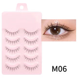 Shopmocho New Manga Lashes Soft Natural Eyelashes Thick False Eyelashes Manga Eyelashes Daily Dating Makeup Eyelashes Lashes Wispy