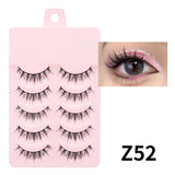 Shopmocho New Manga Lashes Soft Natural Eyelashes Thick False Eyelashes Manga Eyelashes Daily Dating Makeup Eyelashes Lashes Wispy