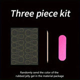 SHOPMOCHO 10pcs high-end Light luxury short style French handmade fake nails, Small fresh short French diamond nail decoration patch