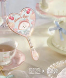 SHOPMOCHO Flower Knows Butterfly Cloud Shoulder Holding Mirror Holding National Style Classical Princess Mirror